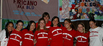 AIDS Awareness Committee: Lydia, Laura, Jen, Erin, J.P., Nicole, Nina, Kristi, Liz