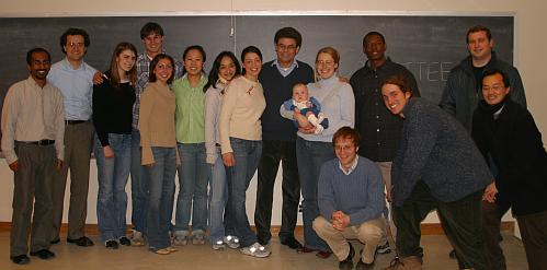 Dr. Palombi with members of the AIDS Awareness Committee and the Community of Sant'Egidio